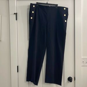 Ann Taylor Loft size 18 wide leg sailor pants